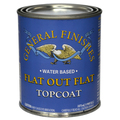 General Finishes 1 Pt Clear Flat Out Flat Water-Based Topcoat, Flat FPT